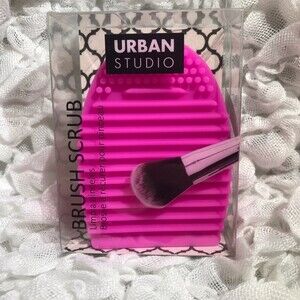 Urban studio pink makeup Brush Scrub